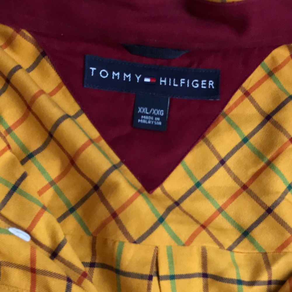 Long sleeve Plaid Button Down Tommy Hilfiger Shirt